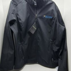 Crossland Womens Sz. 2X Black Jacket Embroidered Havasu Medical Center Arizona 