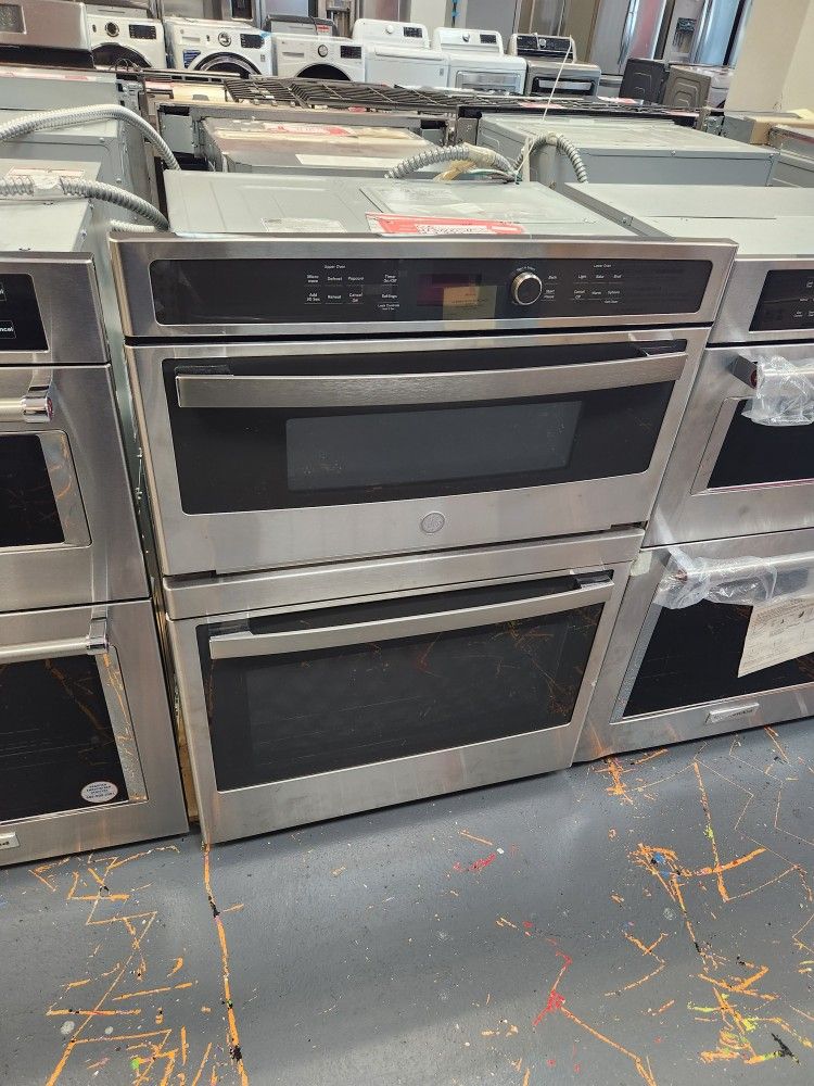 Ge 30 Inch Combination Wall Oven Microwave JT3800SHSS