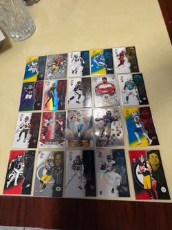 NFL topps chrome signature football cards
