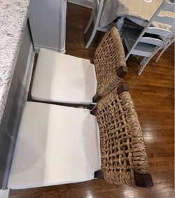 Wayfair kitchen island chairs just taken out the box never used