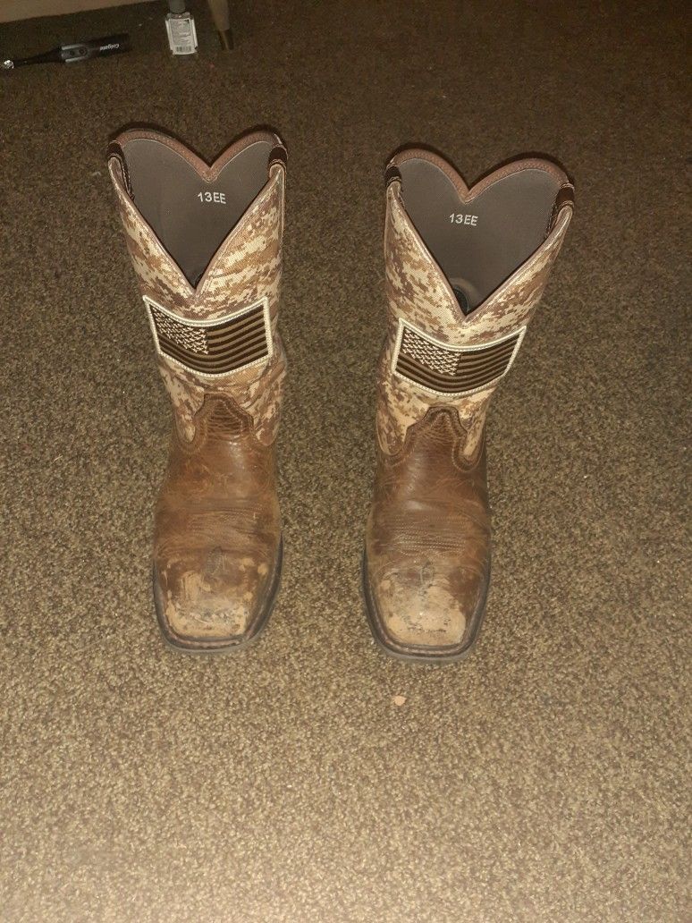Ariat Size 13 Steel Toe Cowboy Boots