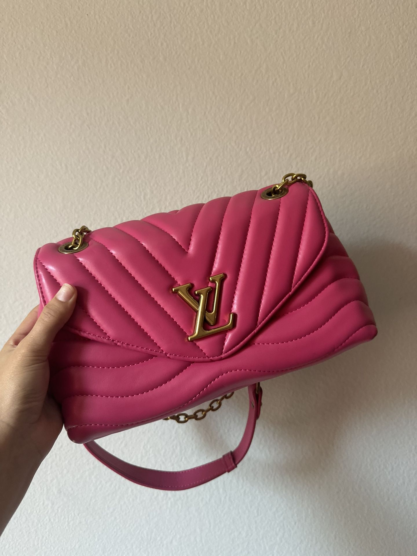 Louis Vuitton New Wave Pink Chain Bag