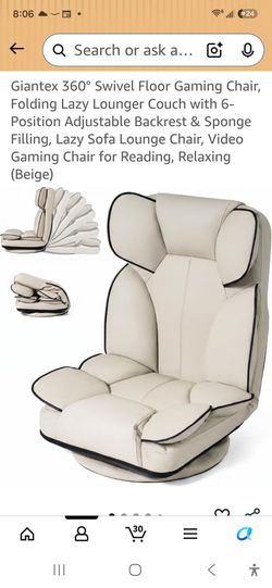 Floor swivel game chair.