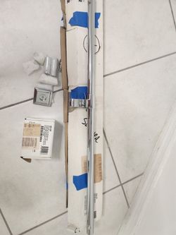 Kohler slide bar , trim for shower and hand shower