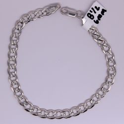 925 Silver Cuban Bracelet 