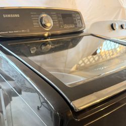 Samsung ActiveWash Washer + Whirlpool Dryer Set – Clean, Works Perfect 