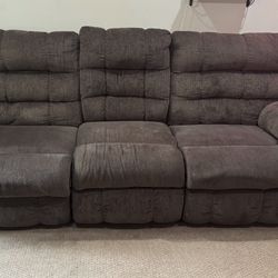 Recliner Sofa- Gray