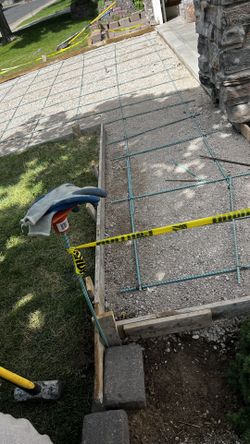 concret driveways side walk porche