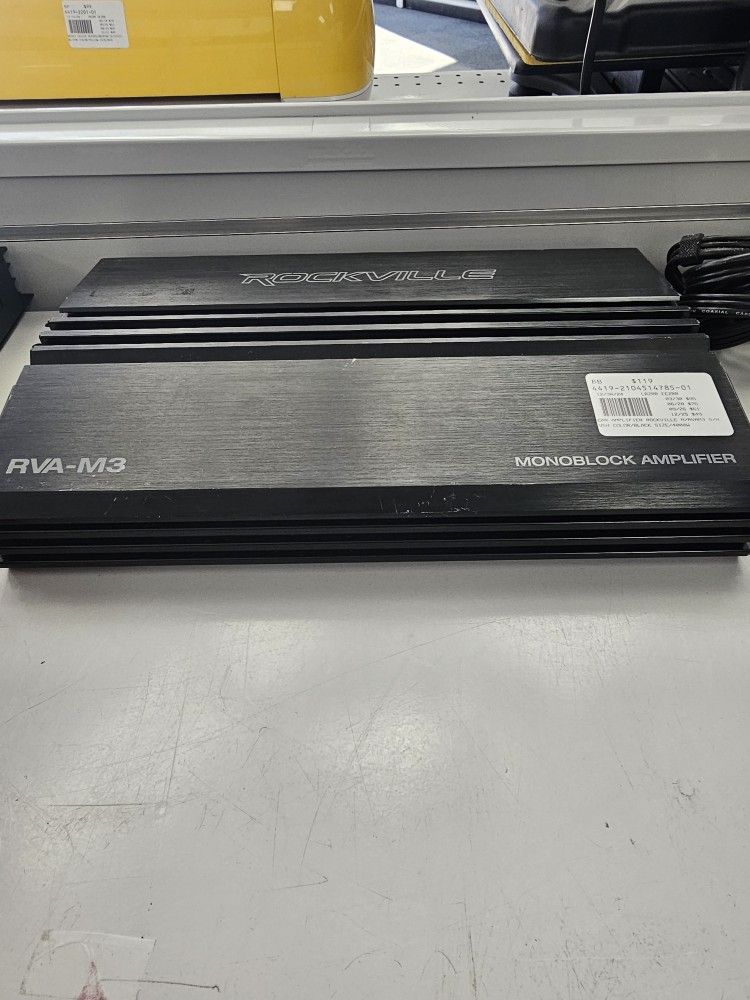 Rockville Car Amp. RVA-M3. ASK FOR RYAN. #4(contact info removed)785-01