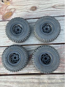 2.2 beadlocks from rc4wd miller. Traxxas