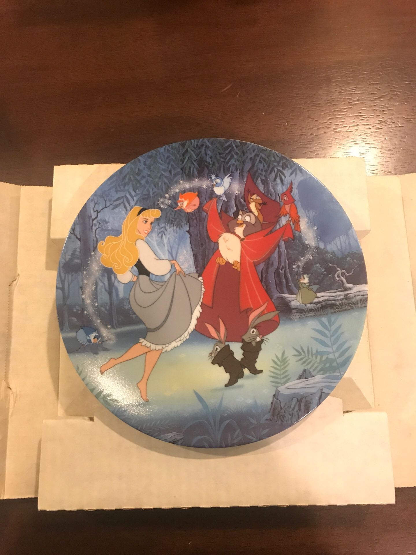 Disney Treasured Moment Sleeping Beauty Plate