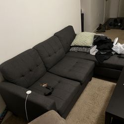 Couch, Recliner And Office Chair 