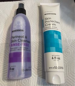 Rinse free wash spray