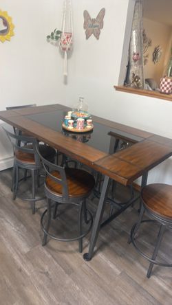 Solid wood table