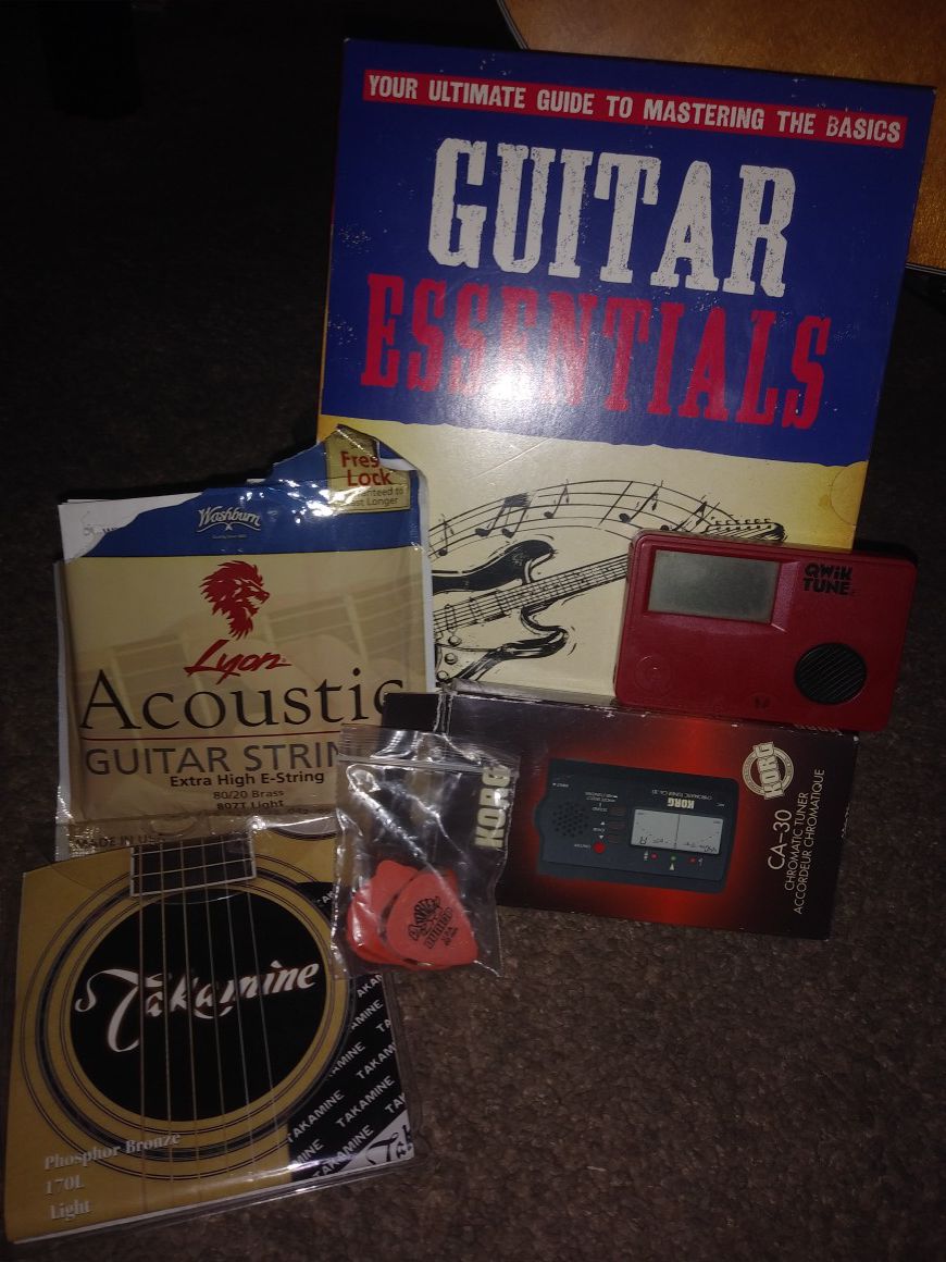 Guitar and accessories