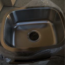 Stainless Basin And Faucet
