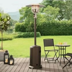 Commercial Outdoor Standing Propane Patio Heater 48,000 BTU with Wheels. (Propane Tank NO included)