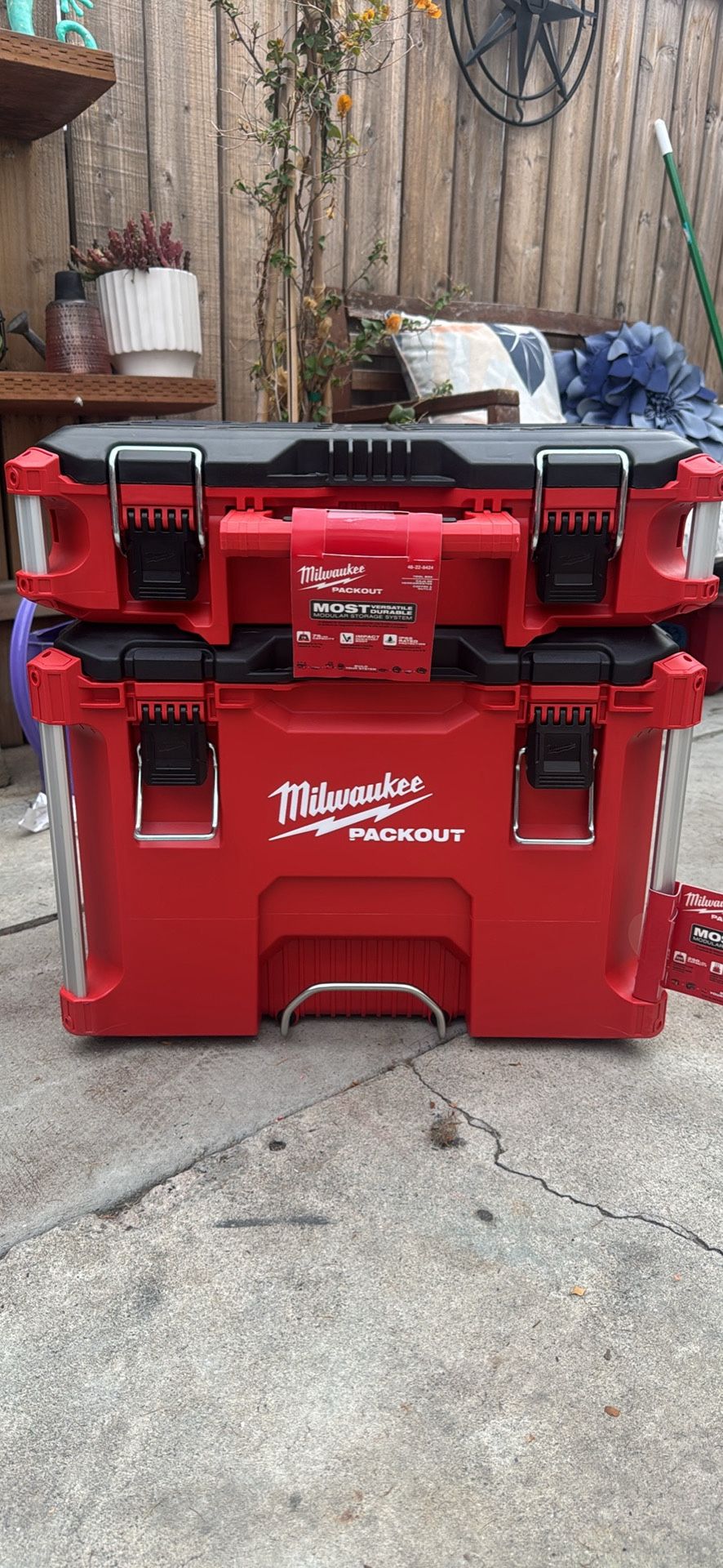 Milwaukee Pack out Modular Toolboxes