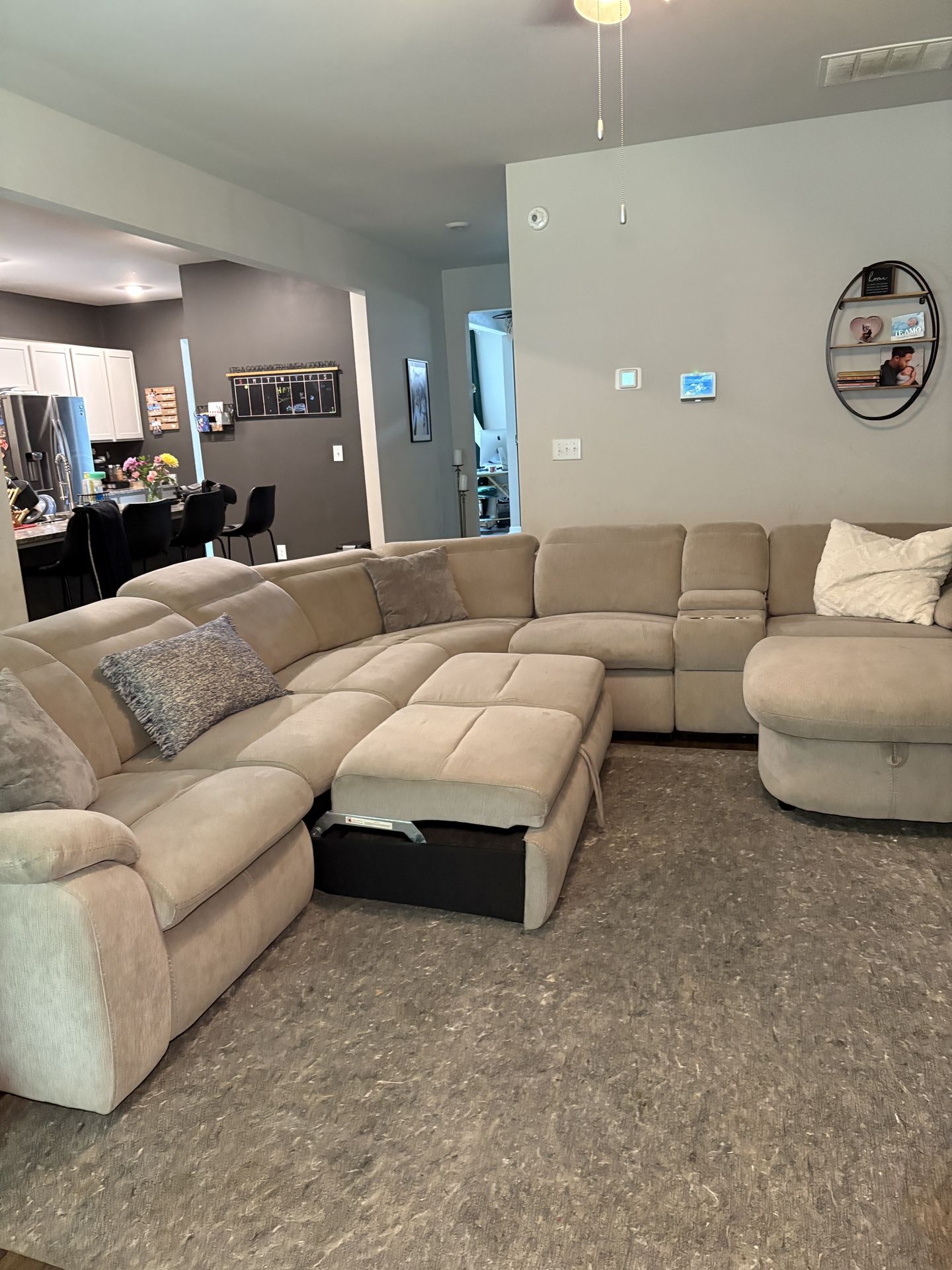 Sectional With Recliners