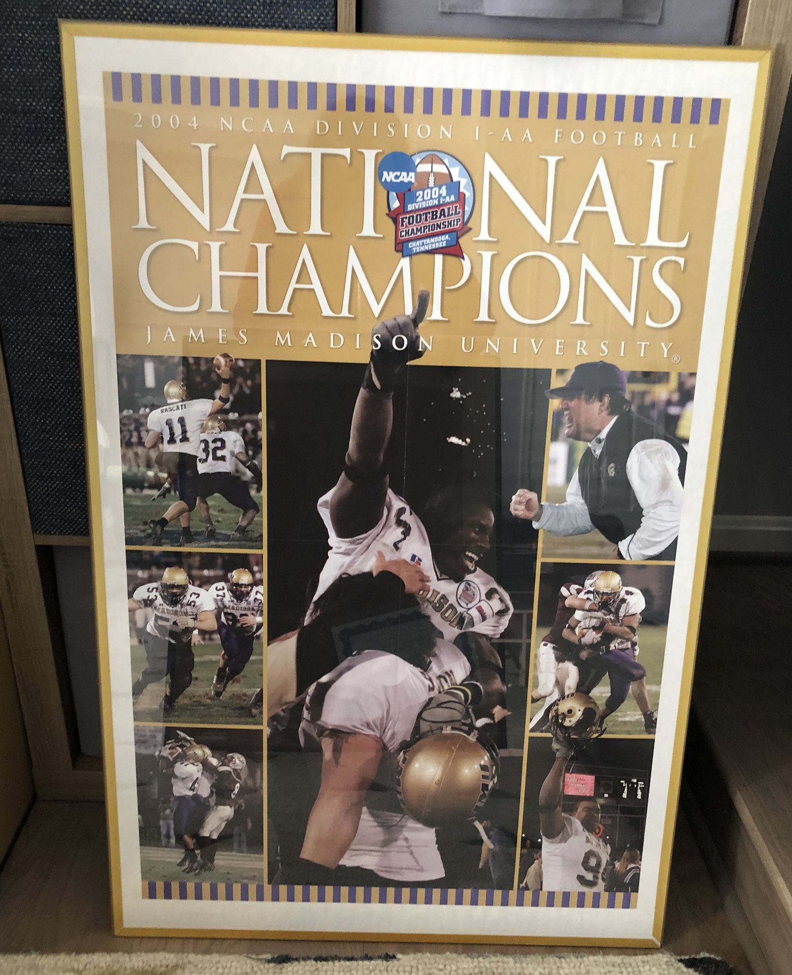 JMU Champions Framed Poster—Must Go