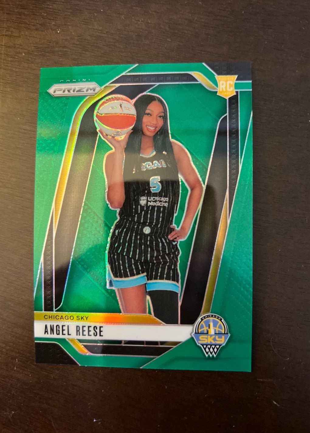 Angel Reese Rookie Green Prizm