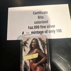 1 Ounce Silver Bar Naughty 