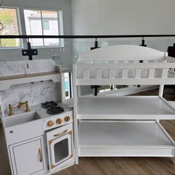 Play Kitchen & Changing Table