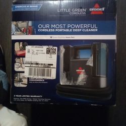 Bissell Little Green Cordless Portable Carpet & Upholstery Deep Cleaner