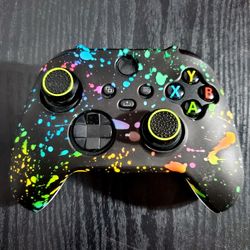 Custom Paint Splatter Xbox One series controller