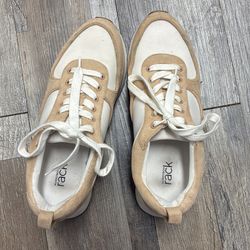 Nordstrom Rack Cream & Sand Tennis Shoes 9