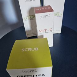TEAMI Vitamin C/Superfood Cleanser/Green Tea Facial Scrub