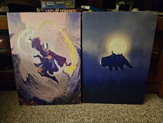 Avatar The Last Airbender Aang And Appa Displate Metal Posters