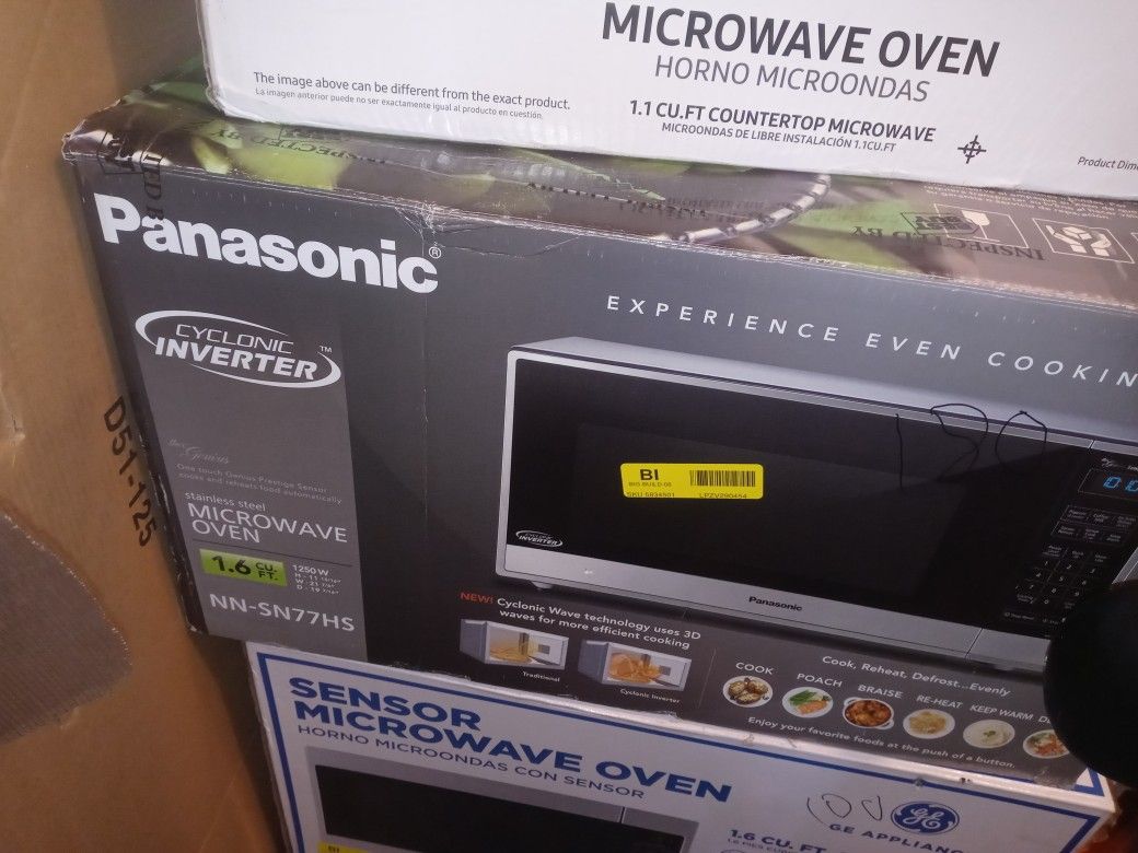 Panasonic Cyclone Inverter Family Microwave 1250watts