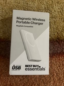 New In Box Best Buy Magnetic Wireless Portable Charger, 5000 mAh 