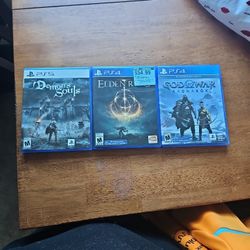 Demons Souls Ps5, Elden Ring And God Of War Ps4
