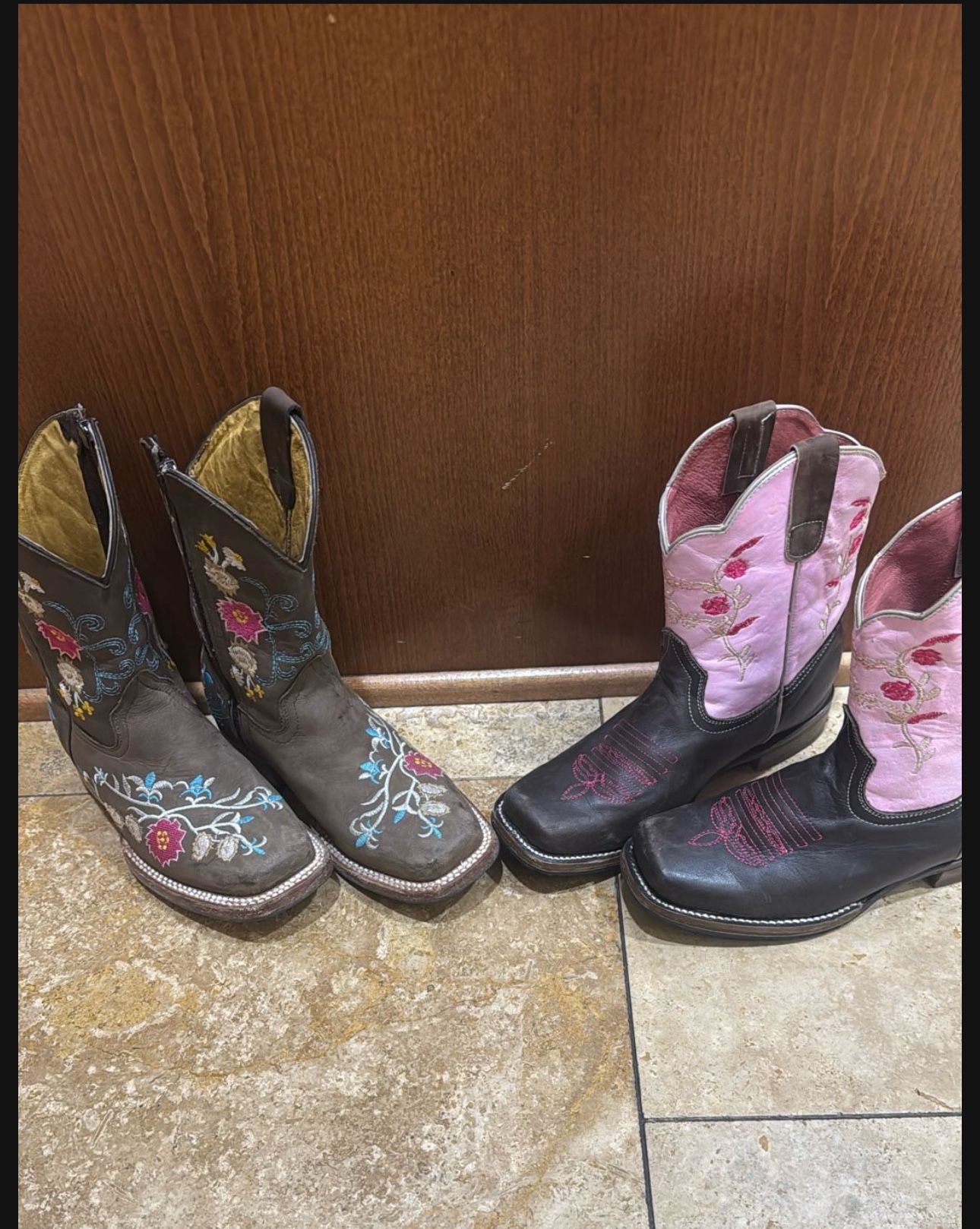 Girls Size 2 Western Boots