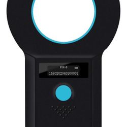 Smoostart Pet Microchip Scanner, Read ISO11784/85/FDX-B/EMID Format Microchip, Data Storage Microchip Reader for Animal/Pet/Dog/Cat/Pig (Black)