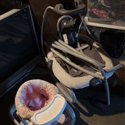 Toddler Swing And Baby Feeding Chair