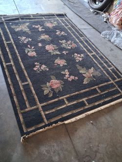 Floral Area Rug 10x8