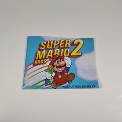 SUPER MARIO 2 NES NINTENDO MANUAL 