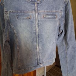 Denim Jacket Light Blue Size 2 XL