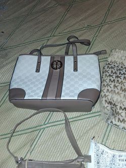 Mixed Handbag Lot of 4 - Michael Kors, Steve Madden, Boho Fringe, Monogram Tote