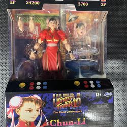 2024 Exclusive Street Fighter II Red Chun Li Jada Toys 6" Action Figure