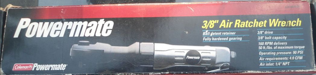 COLEMAN POWERMATE 3/8" AIR RATCHET WRENCH