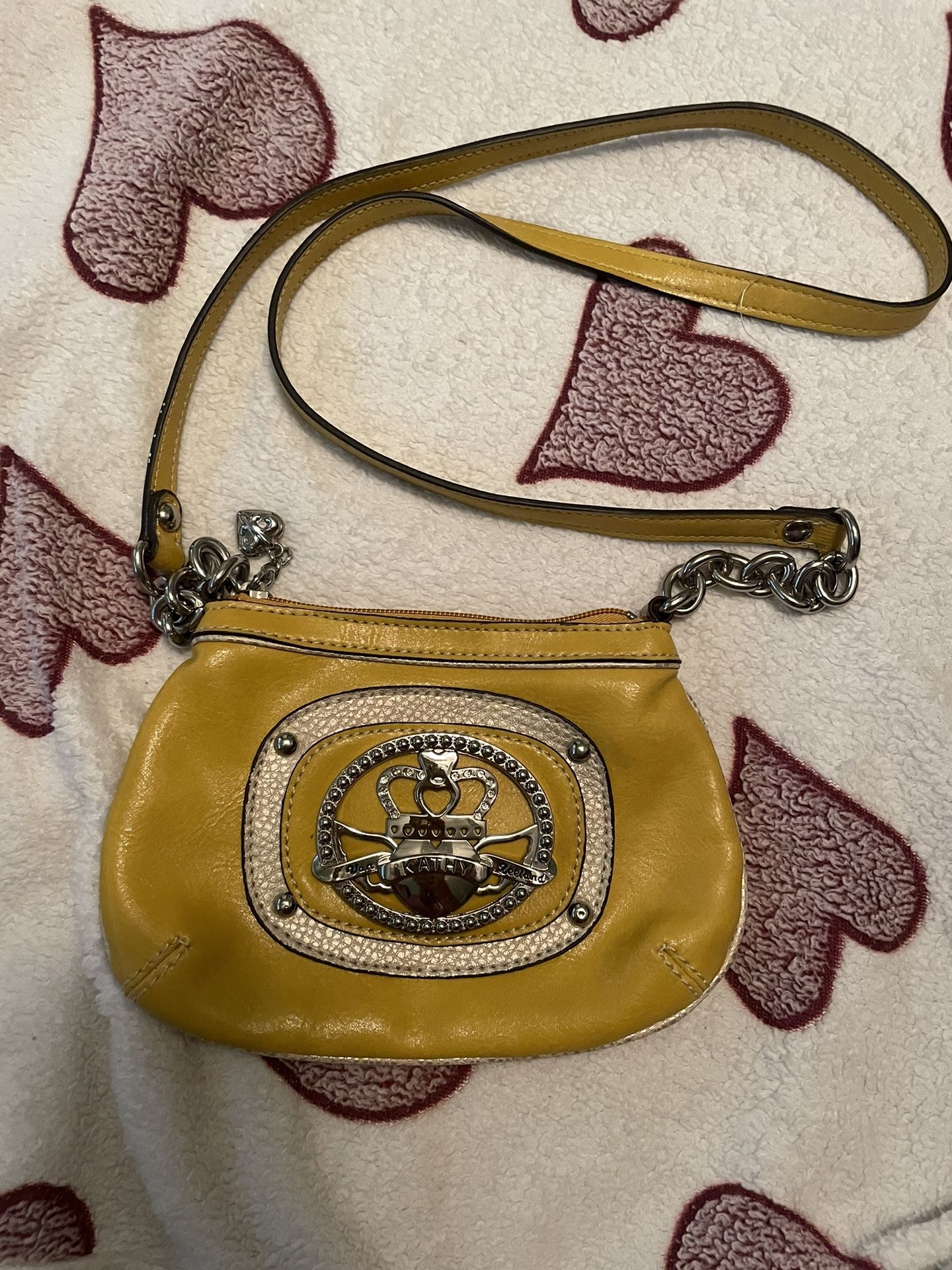 Van Kathy Zeeland Yellow Crossbody Purse