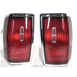 1995 thru 1997  LINCOLN TOWN CAR OEM Right Passenger TAIL LIGHT Recessed BADGE EMBLEM