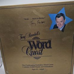 Tony Randall's Word Quest Word Game USED-LIKE NEW