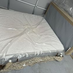 King Sized Mattress, Box Springs, & Bed Frame
