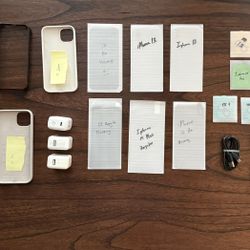 Apple iPhone cases, screen and camera protectors, USB charger, lightning cable