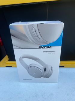 Bose QuietComfort Headphones, Bluetooth Over Ear Noise Cancelling Headphones, White Smoke